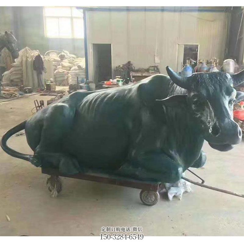 酒店牧童牛雕塑 牛雕塑装饰精品 景观户外牧童雕塑点击